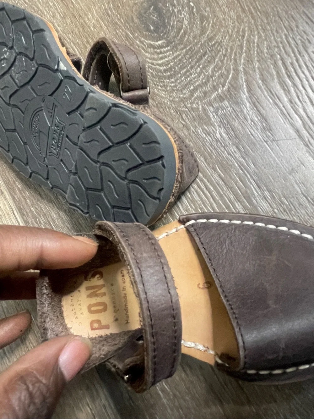 Pons Frailera Style Arvarca Sandals Size 6